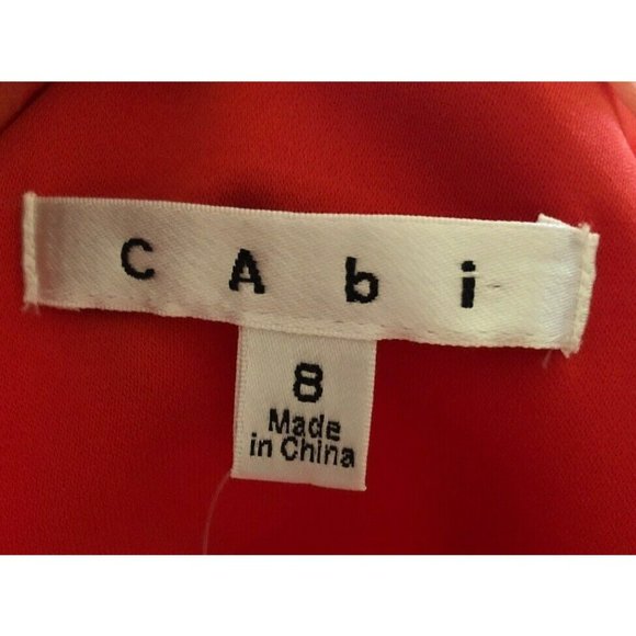NWT CAbi Size‎ 8 Jane Wrap JACKET BLAZER GRENADINE ORANGE Style #216 MSRP $100 - Picture 3 of 5